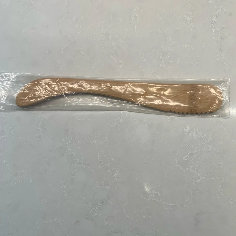 NEW Pampered Chef Bamboo Wood Spreader Knife - Picture 5 of 5